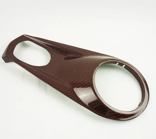 Accesorios para motocicletas de fibra de carbono brillante