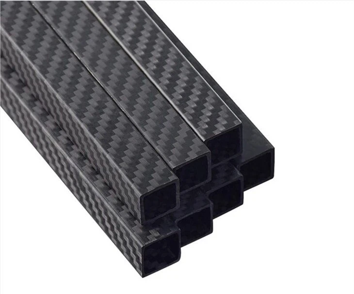 2x2 twill carbon fibre square tubes