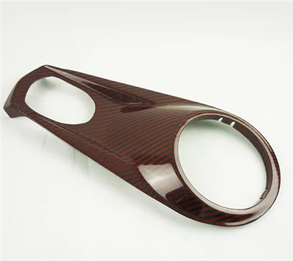 Accesorios para motocicletas de fibra de carbono brillante