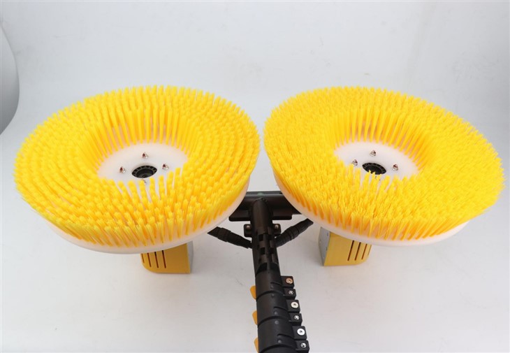 Double Head Electric Solar Panel cleaning Brush